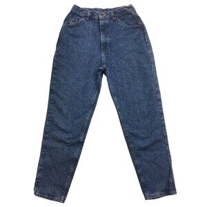 Vintage LEE Jean Women 12 26x30 USA Union Made Acid Wash Denim Hi Rise Mom